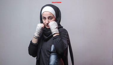 Dania Natsheh boxer for the Jordanian National team.