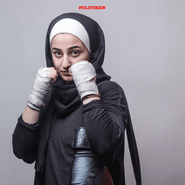 Dania Natsheh boxer for the Jordanian National team.