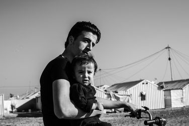 Azraq Refugee Camp, Jordan. Photo by Martin Thaulow