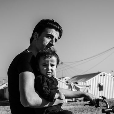 Azraq Refugee Camp, Jordan. Photo by Martin Thaulow