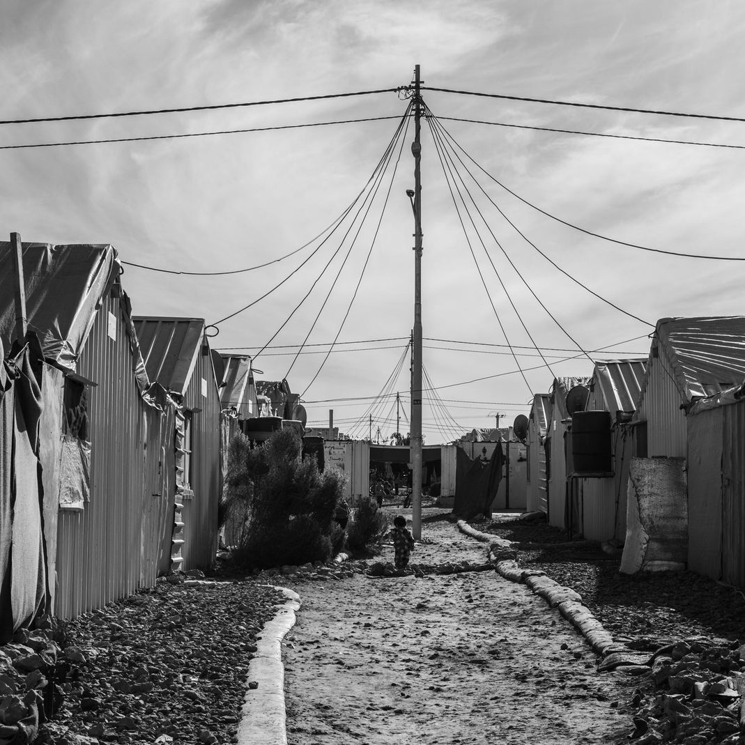 Azraq Refugee Camp, Jordan. Photo by Martin Thaulow