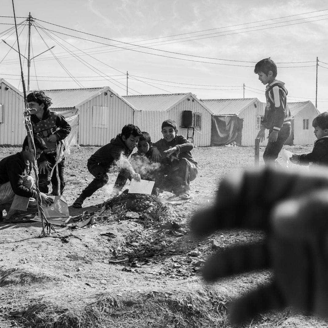 Azraq Refugee Camp, Jordan. Photo by Martin Thaulow