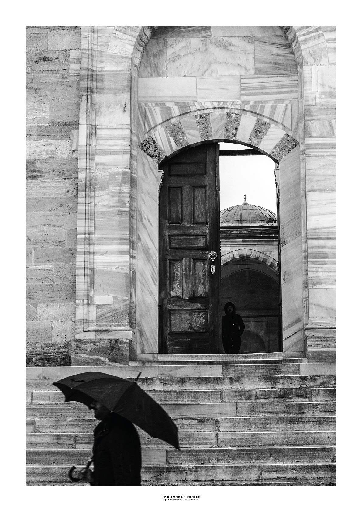 The Turkey Series - Al Fatih Mosque in Istanbul. Photo by photographer Martin Thaulow. Open Edition (seen with the white frame around the image as it is sold). Buy high quality print.